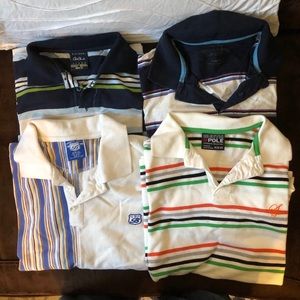 Boy’s striped polo shirts (4)